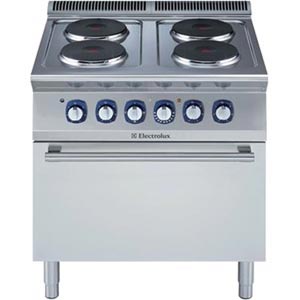 etiquette Scharnier Briljant Electrolux elektrisch fornuis - elektrische oven - 4-plaats - Beuk Horeca