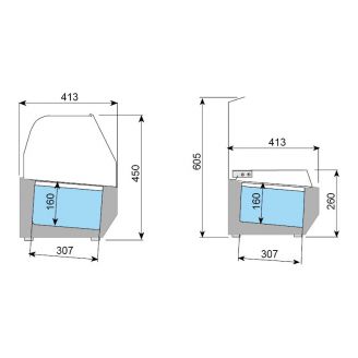 Roeder Ingredientenkoeling, RVS deksel RP 1980 1/3 T