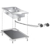 Braadpan elektrisch drop-in / 1-zone, VBE40D