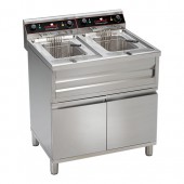 CaterChef Elektrische friteuse - met deuren, 2x 12 liter