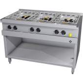 MKN 6-pits Gas kooktafel - staand model 2163405