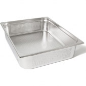 Rieber RVS geperforeerde gastronorm bak - zonder grepen - 2/1 GN - 150 mm. - 21154