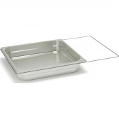 Rieber RVS gesloten gastronorm bak - zonder grepen - 2/3 GN - 55 mm. - 23055