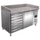 Saro RVS pizza preptable, PZ 1610